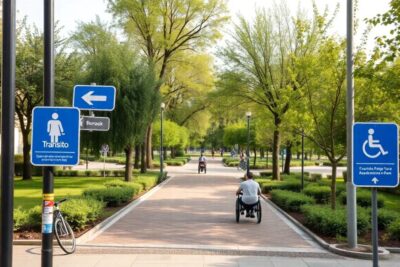 senaletica accesible contraste tamano y ubicacion sin marear Adaptados ortopedias y movilidad