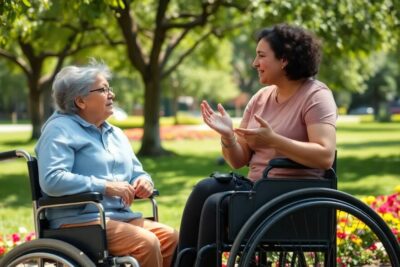 comunicacion con una persona con limitaciones pautas sencillas Adaptados ortopedias y movilidad